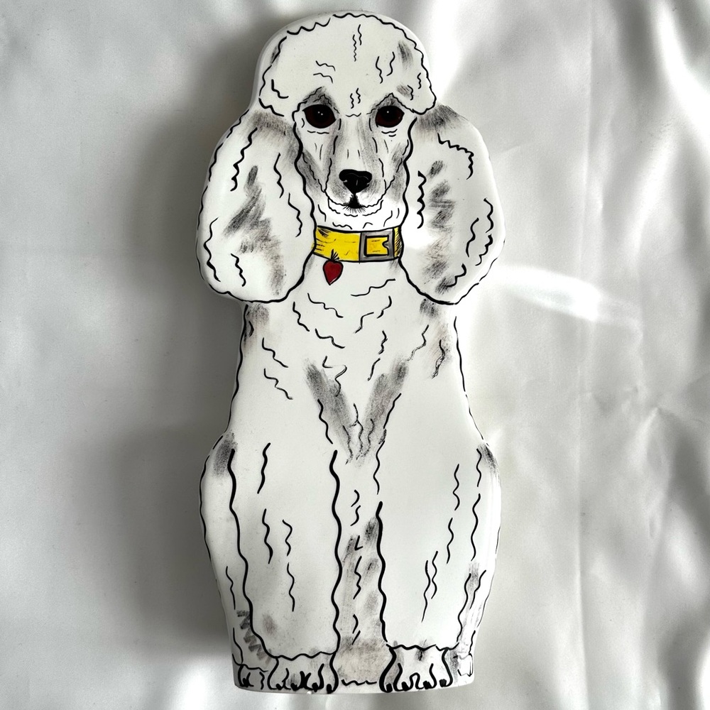 NINA LYMAN Poodle Vase Collector Vase Flower Vase Bud Vase Pottery